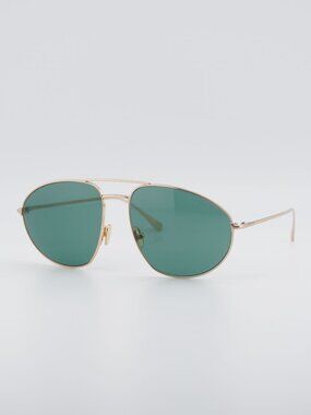 Tom Ford FT0796 28N Sunglasses Shiny Rose Gold Aviator Frame